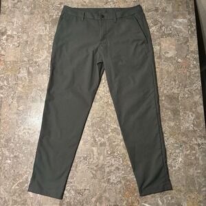 Lululemon Pants‎ Mens 32x29 Olive Green ABC Slim Stretch Golf Performance M5871S